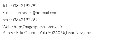 Les Terrasses telefon numaralar, faks, e-mail, posta adresi ve iletiim bilgileri
